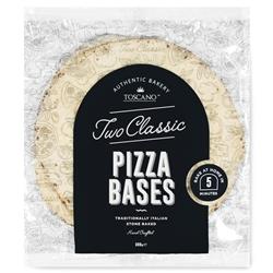 TOSCANO PIZZA BASE TWIN PACK  300g  10C